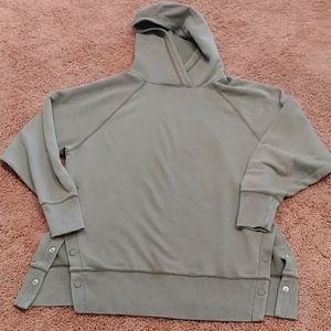 Aerie snap hoodie